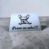 Tabuľka Pozor pes Čivava