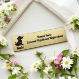 Menovka na dvere Psík s menom