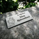 Tabuľka na hrob anjel