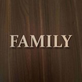 3D nápis FAMILY