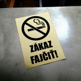 Tabuľka Zákaz fajčiť