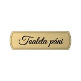 Tabuľka Toaleta Páni