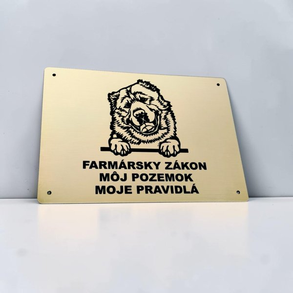 Tabuľky na dvere, bránu, stĺpy