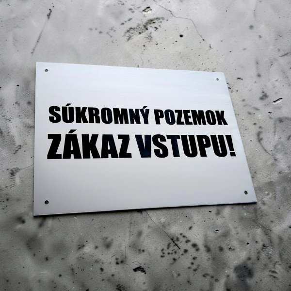 Tabuľky na dvere, bránu, stĺpy