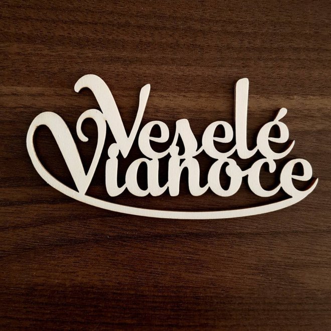 Výrez Veselé Vianoce