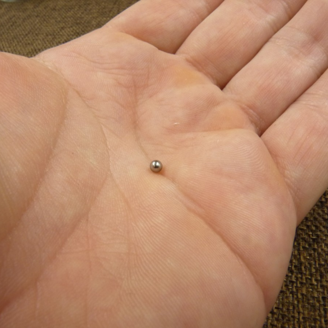 Kovová gulička 3mm