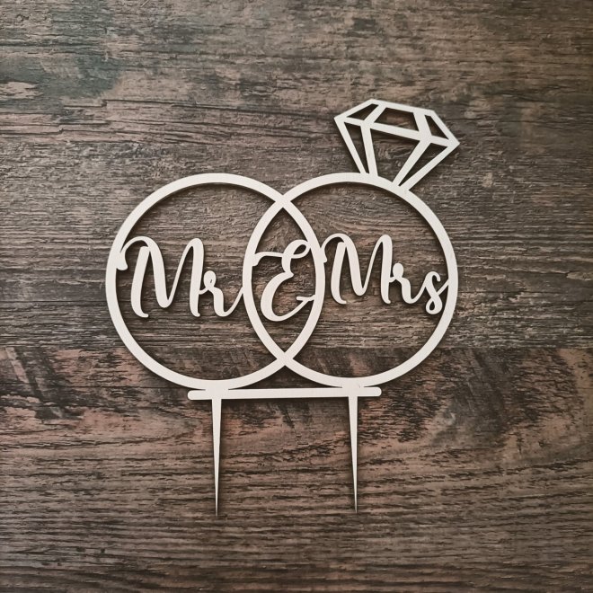 Zápich na tortu – Mr & Mrs