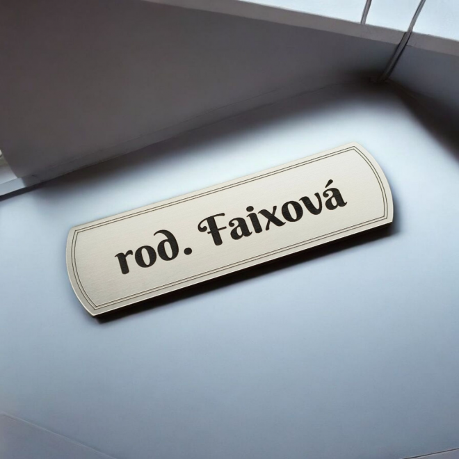 Menovka na dvere Siluette