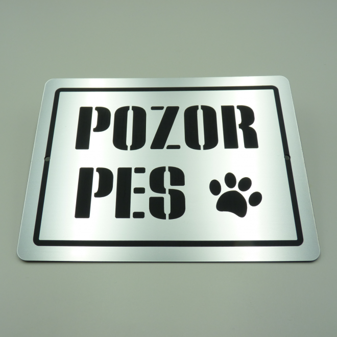Tabuľka Pozor pes