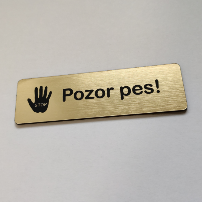 Tabuľka Pozor Pes