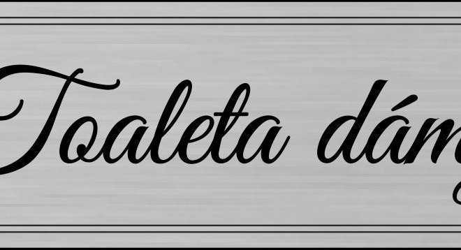 Tabuľka Toaleta Dámy