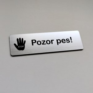 Tabuľka Pozor Pes