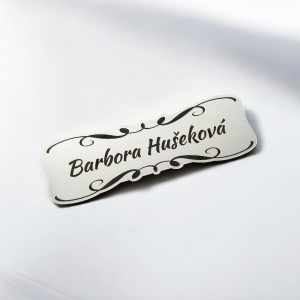 Menovka na dvere Vintage Curly