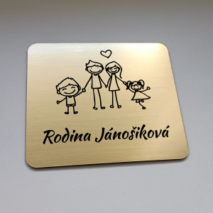Menovka Family na dvere