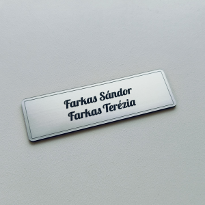 Menovka na dvere Double Basic Slim