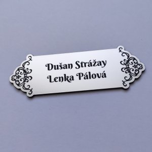 Menovka na dvere Ornament Side
