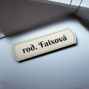 Menovka na dvere Siluette