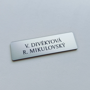 Menovka na dvere Basic Smooth