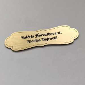 Menovka na dvere Double Vintage
