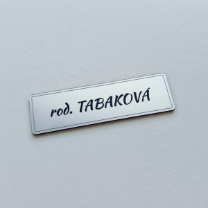 Menovka na dvere Double Basic Slim