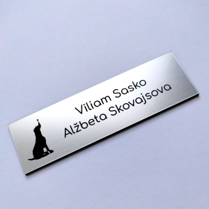 Menovka na dvere Chytrý Psík