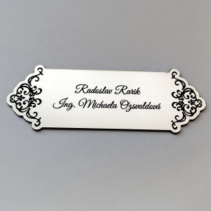 Menovka na dvere Ornament Side