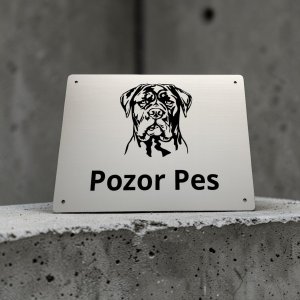Tabuľka Pozor pes Cane Corso