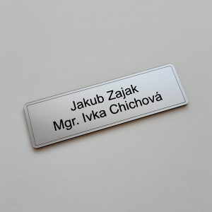 Menovka na dvere Double Basic Slim