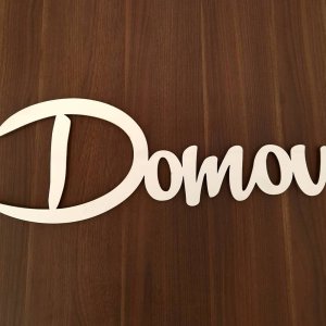 Nápis domov veľký