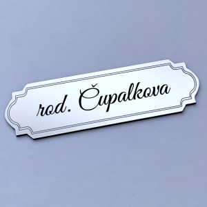 Menovka na dvere Elegant