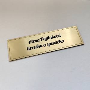Menovka na dvere Double Basic