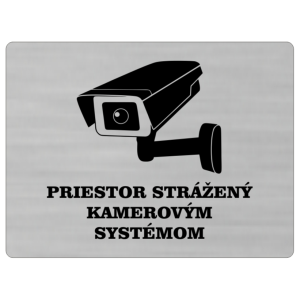 Tabuľka Priestor strážený kamerovým systémom