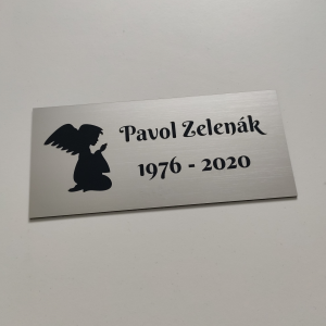 Tabuľka na hrob anjel 2